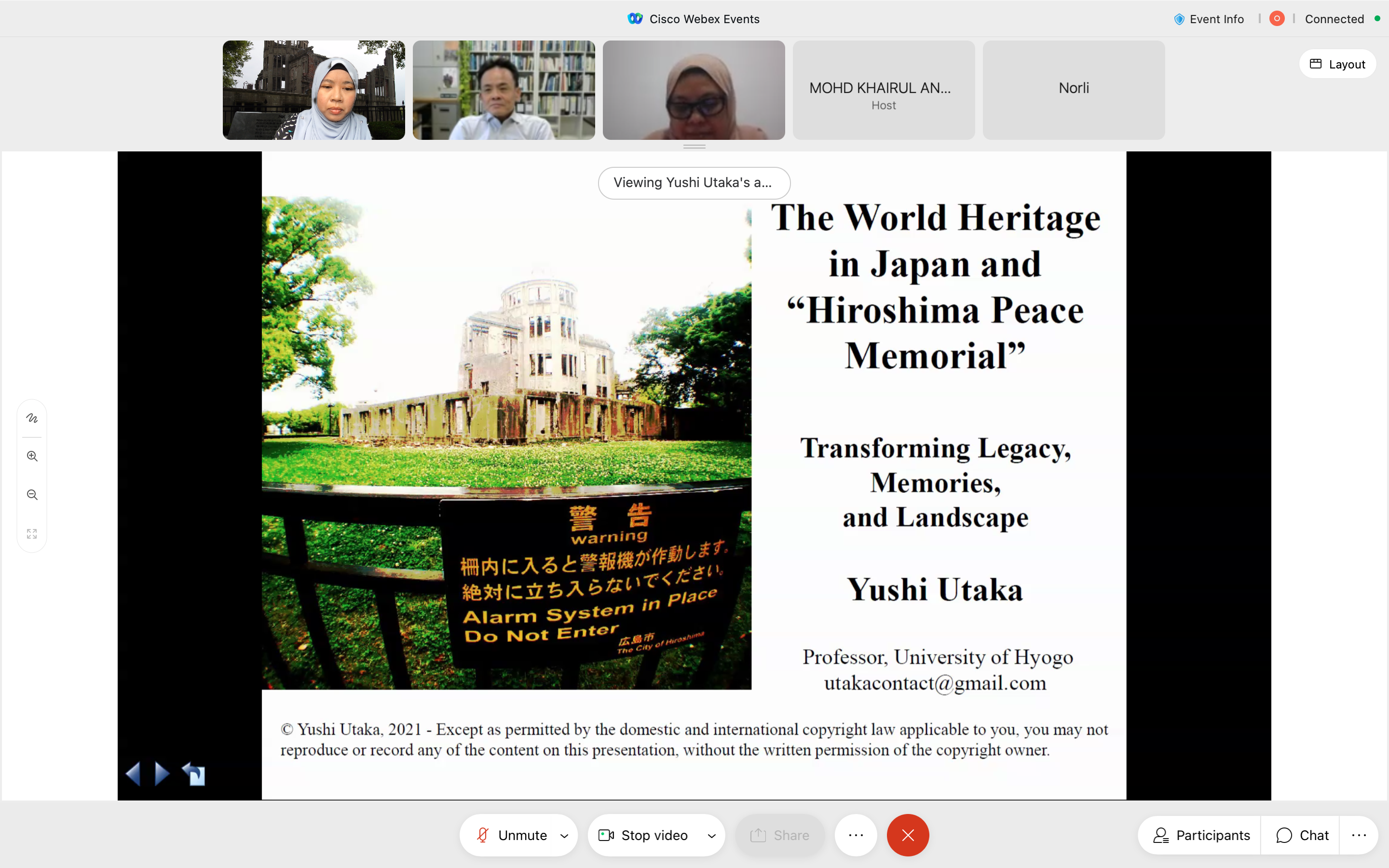 UiTM hosts Heritage Webinar Series 2